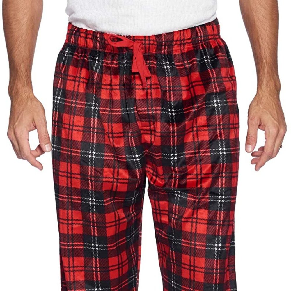 Ashford & Brooks Men's Mink Fleece Sleep Lounge Pajama Pants  2XL